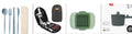 8pcs Camp Kitchen Cooking Utensil Set Travel Organizer Grill Accessories Portable Compact Gear