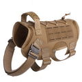 Tactical Dog Harness for Large Dogs - Durable, Adjustable