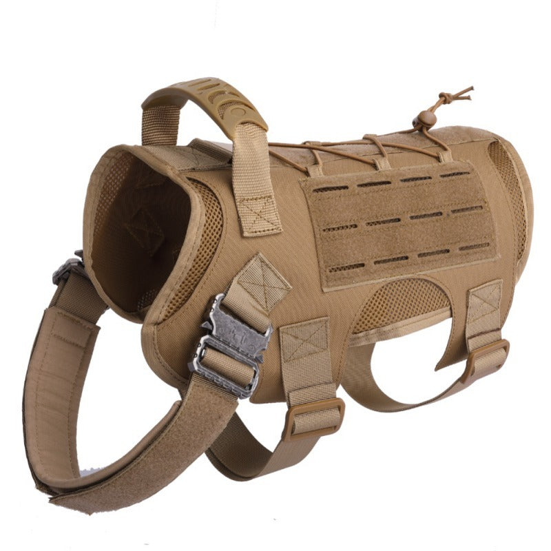 Tactical Dog Harness for Large Dogs - Durable, Adjustable
