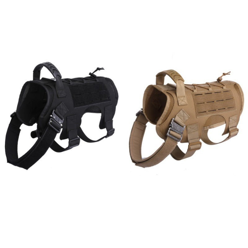 Tactical Dog Harness for Large Dogs - Durable, Adjustable