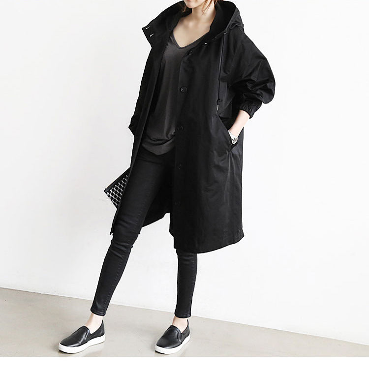Women Windbreaker Jacket Hooded Quick Dry Waterproof