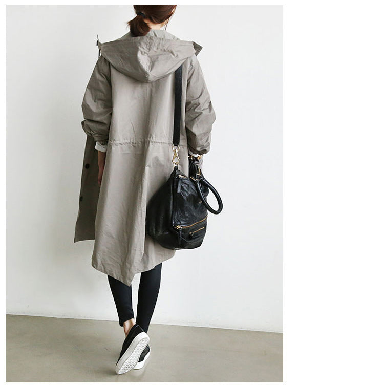 Women Windbreaker Jacket Hooded Quick Dry Waterproof