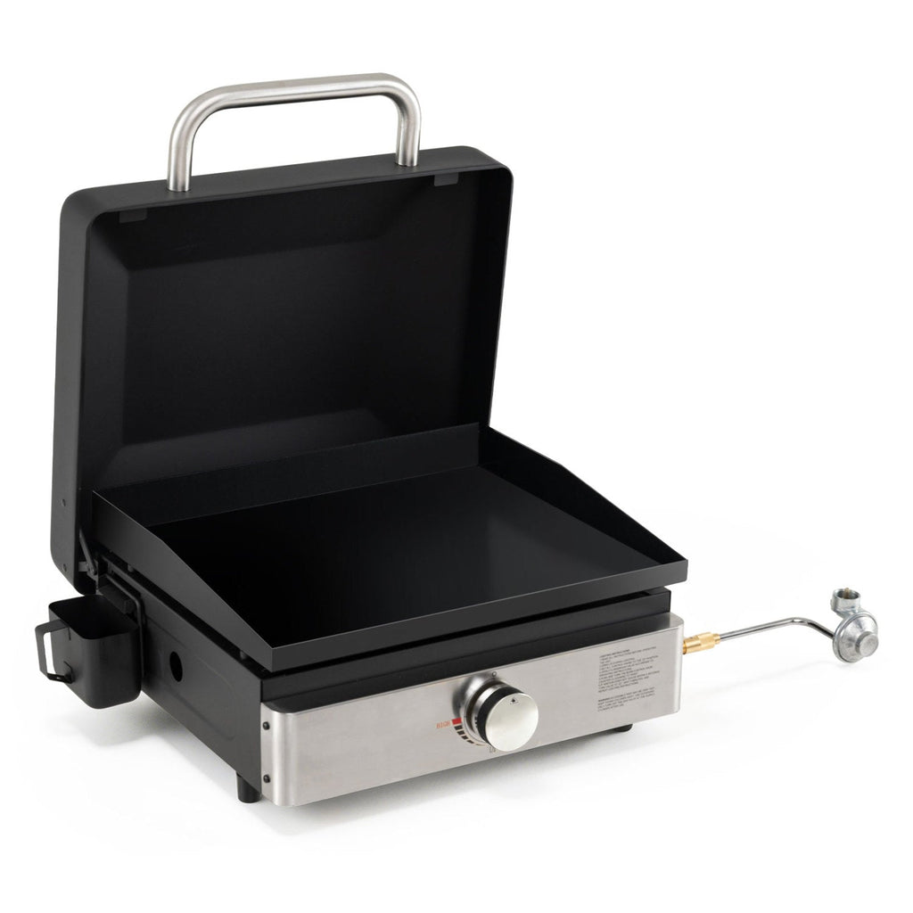 Portable Gas Griddle 1-Burner with Ceramic Non-Stick Plate