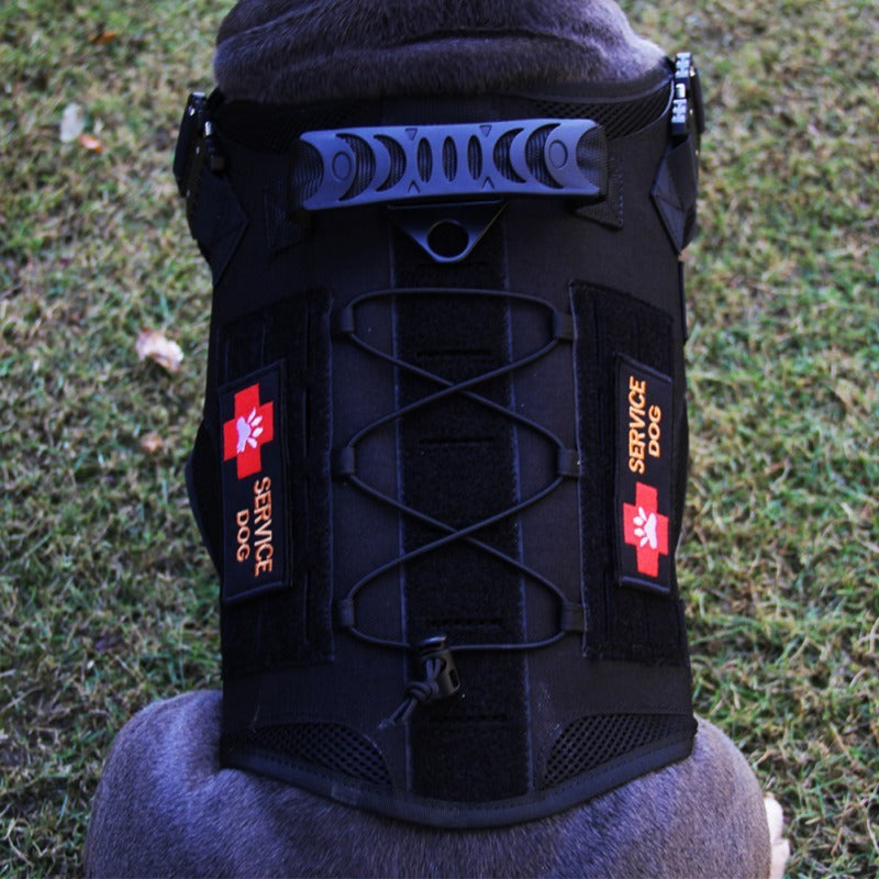 Tactical Dog Harness for Large Dogs - Durable, Adjustable