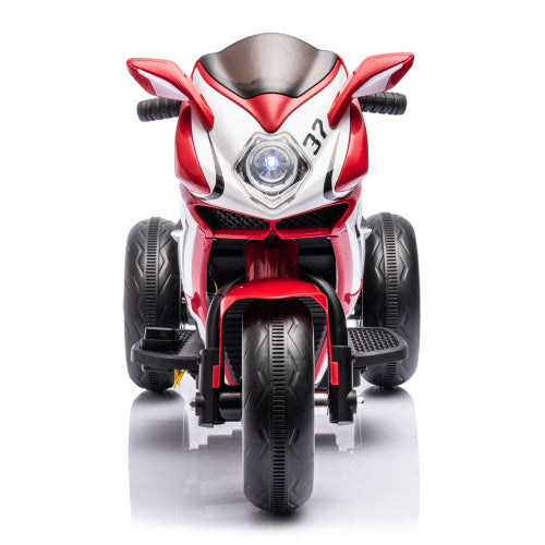 Kids 6V Electric Ride-On Motorcycle, Battery Powered Toy Bike for 3-4 Year Olds