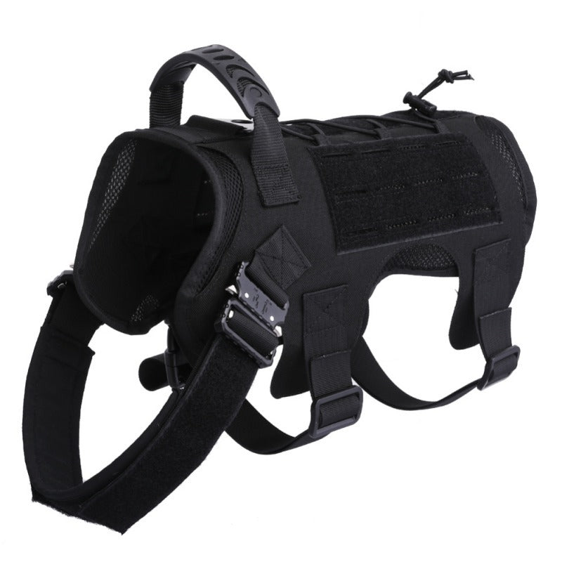 Tactical Dog Harness for Large Dogs - Durable, Adjustable