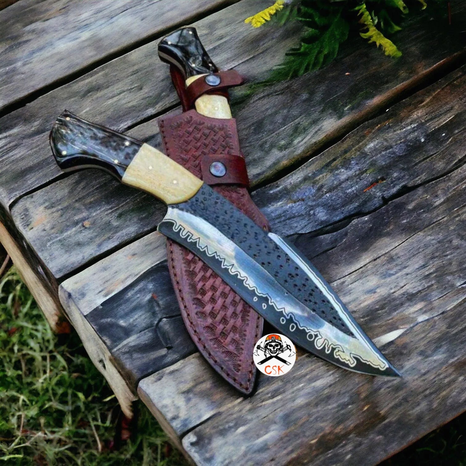 Hunting Survival Knife with D2 steel Blade