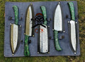 5pcs Custom made D2 Steel chef knives set