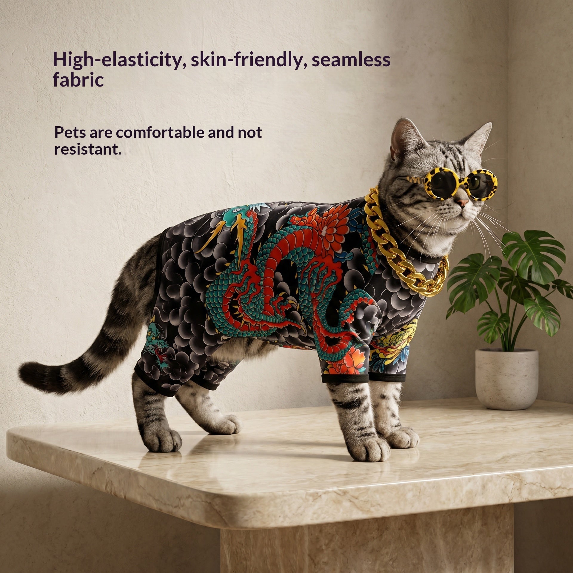 Pet Tattoo Four-Legged Apparel Dog Clothing