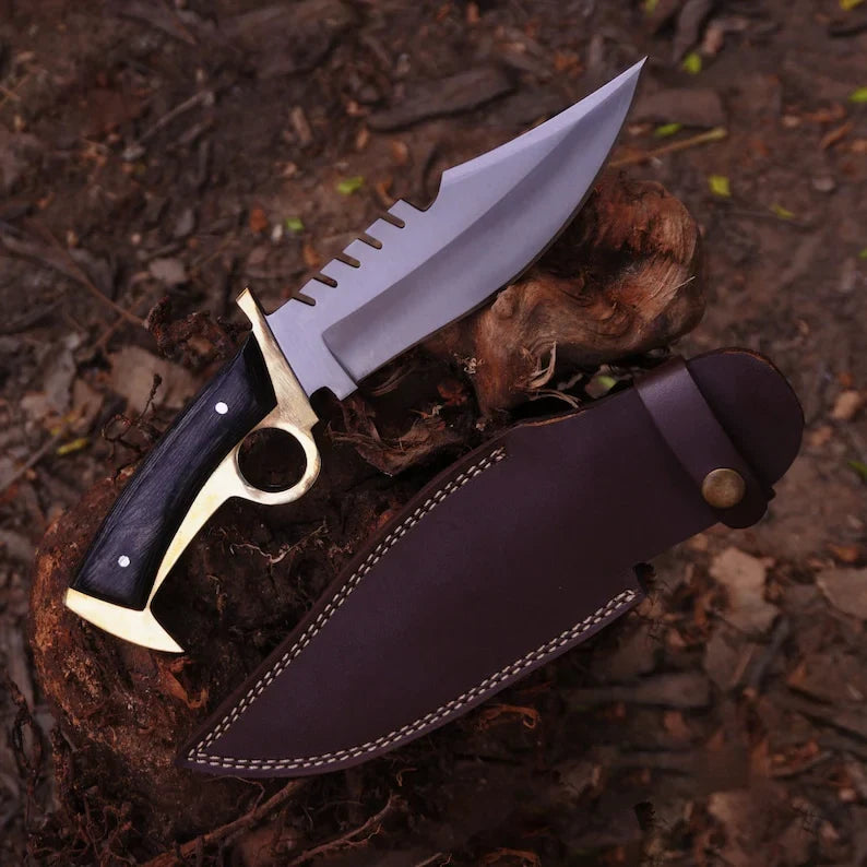 Walking Dead Knife Daryl Finger Guard Knife With Brass