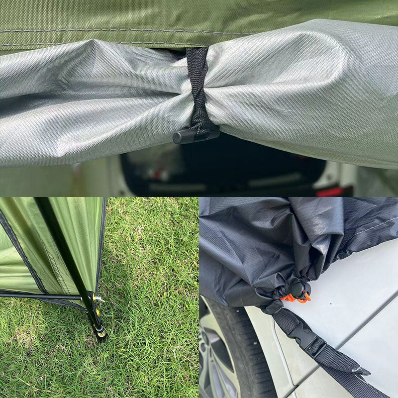 SUV & Truck rear tent with canopy, sun - resistant