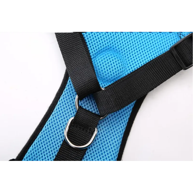 Dog  Breathable mesh chest straps for car safety