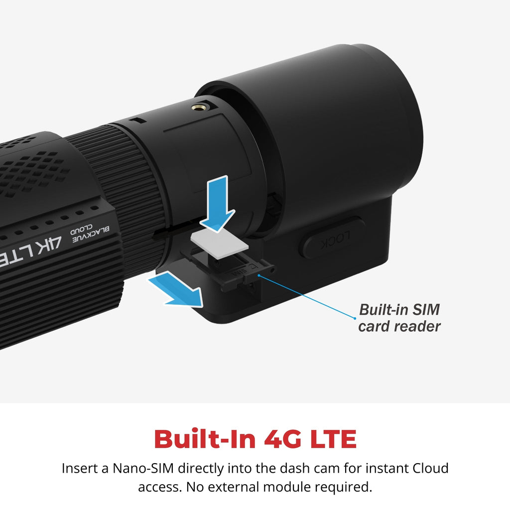 BlackVue DR970X-2CH LTE Plus II 4K UHD Cloud Dash Cam