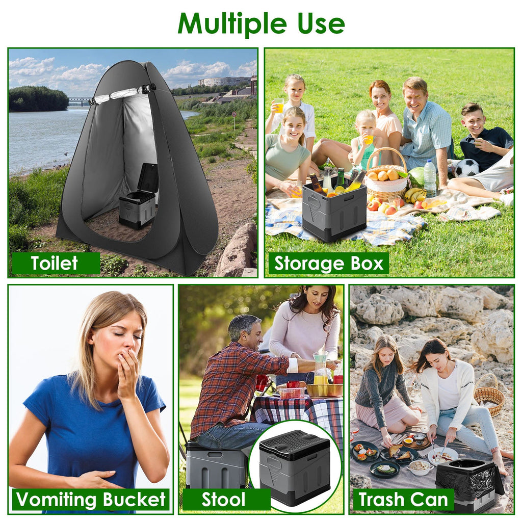 Portable Toilet For Car Camping Boating Hiking Outdoor