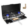 3 Burner Camping Stove Portable Foldable Propane Stove