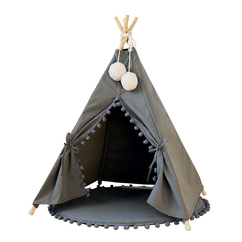 Foldable All-Season Pet Tent Bed For Cats & Dogs.