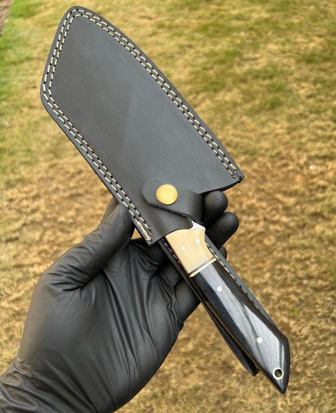 Custom Hand Forged D2 steel Cleaver Knife