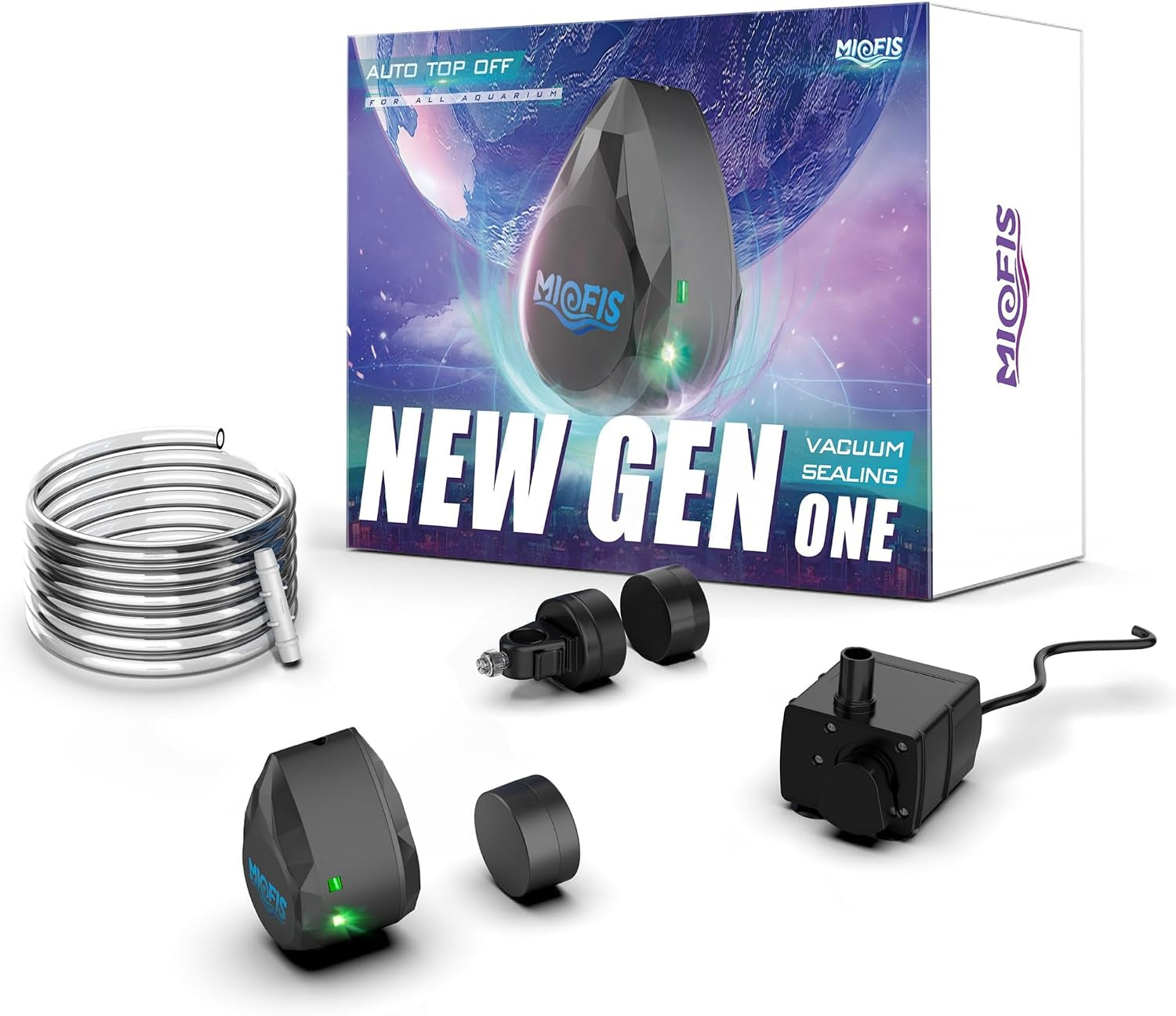 Aquarium Auto Top Off System with Triple Safety, Sealed Sensor & Magnet Mount