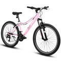 26" TrailLite Adult Mountain Bike | 21-Speed Front Suspension (Pink)