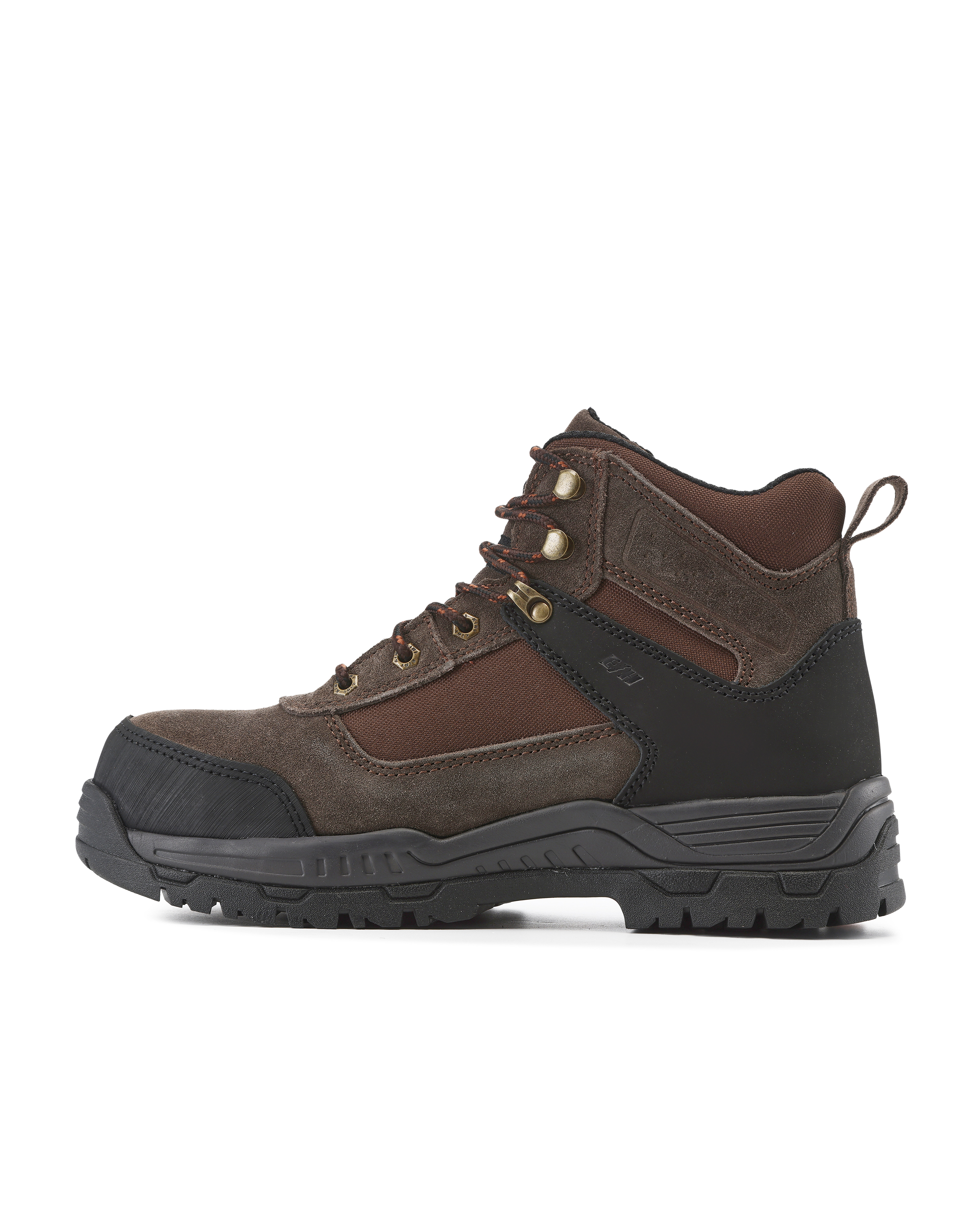 Kiwi Trek Brown Suede/Nylon 5" Composite Toe Water Resistant Work Boots