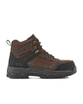 Kiwi Trek Brown Suede/Nylon 5" Composite Toe Water Resistant Work Boots