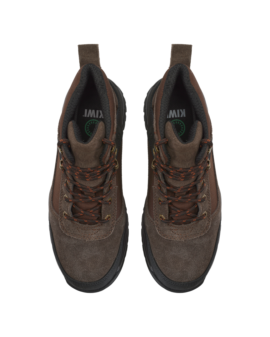 Kiwi Trek Brown Suede/Nylon 5" Composite Toe Water Resistant Work Boots