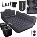 Wide Air Mattress Inflatable for SUV, Truck & Van Back Seat Camping Bed with Pump & Pillows,Black
