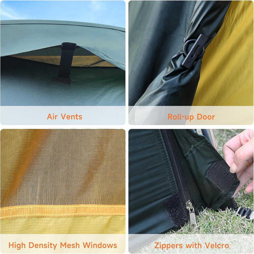 4 Person Ultralight Waterproof 3-Season Dome Tent