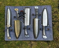5pcs Custom made D2 Steel chef knives set