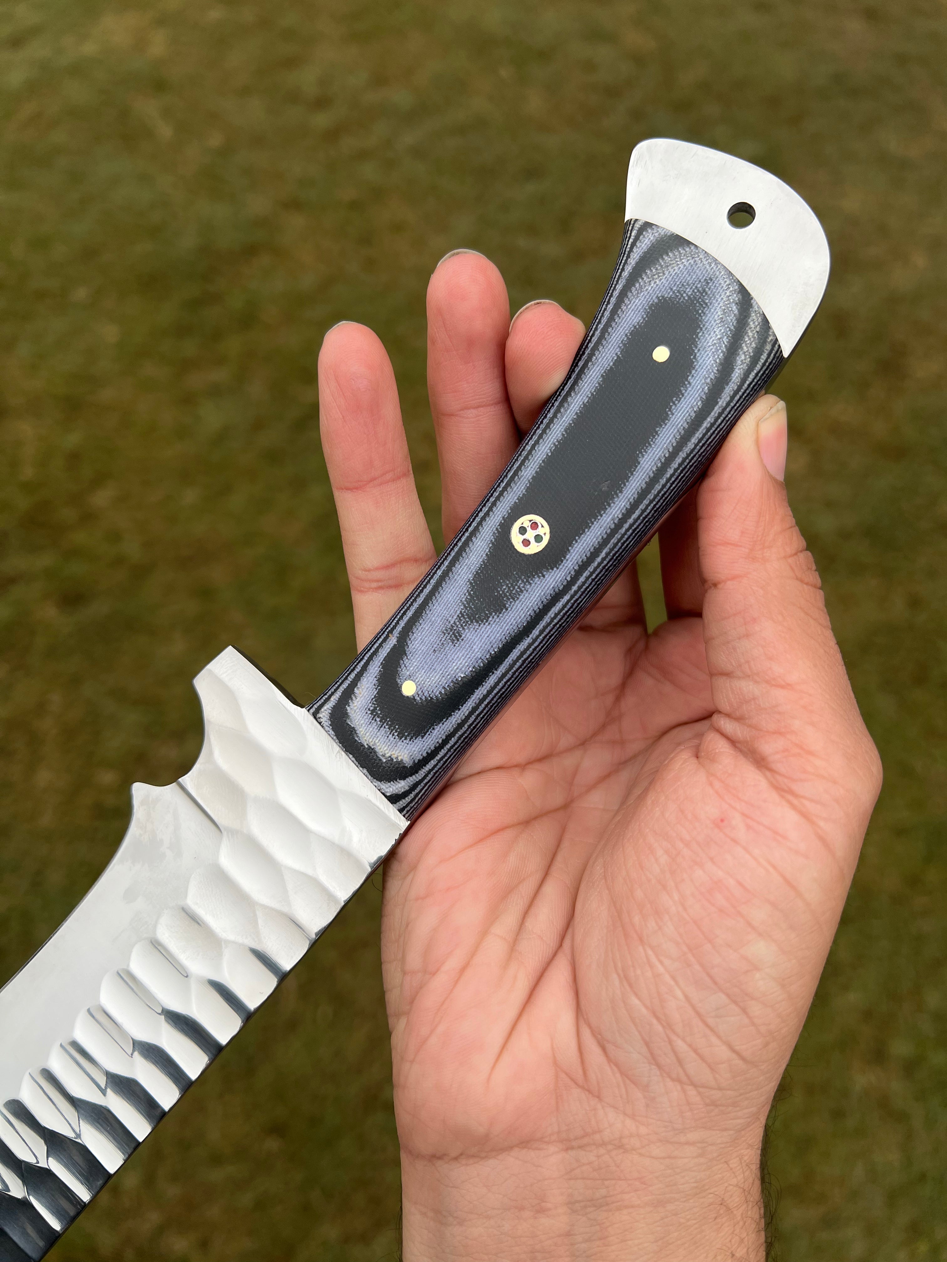 Fixed Blade Hand Forged D2 Steel Camping knife