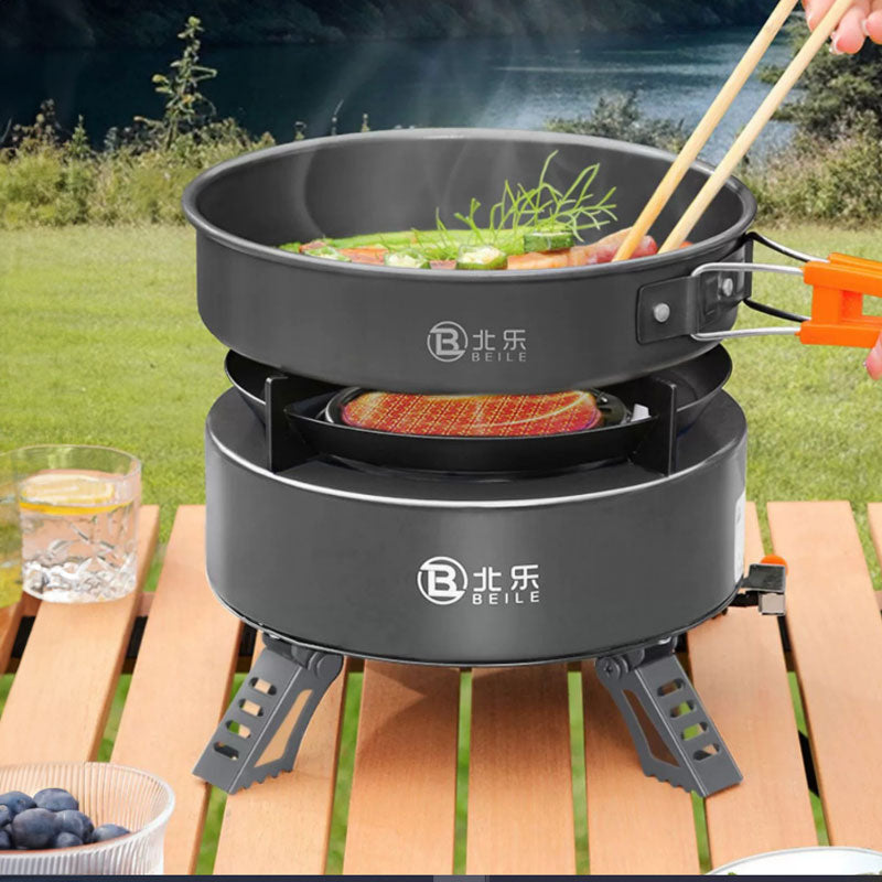 New Explorer 4000W infrared camping stove: portable, windproof, with electronic ignition