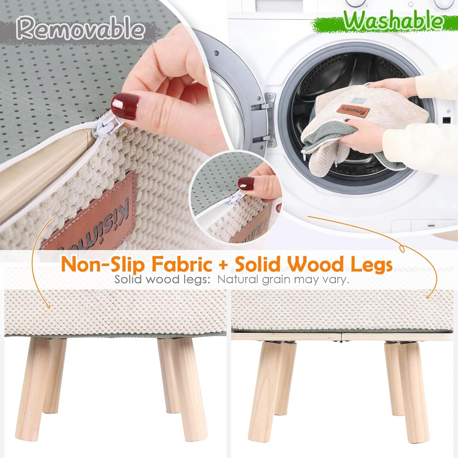 Dog Stairs 4 Step Foldable Pet Step for Couch & Bed