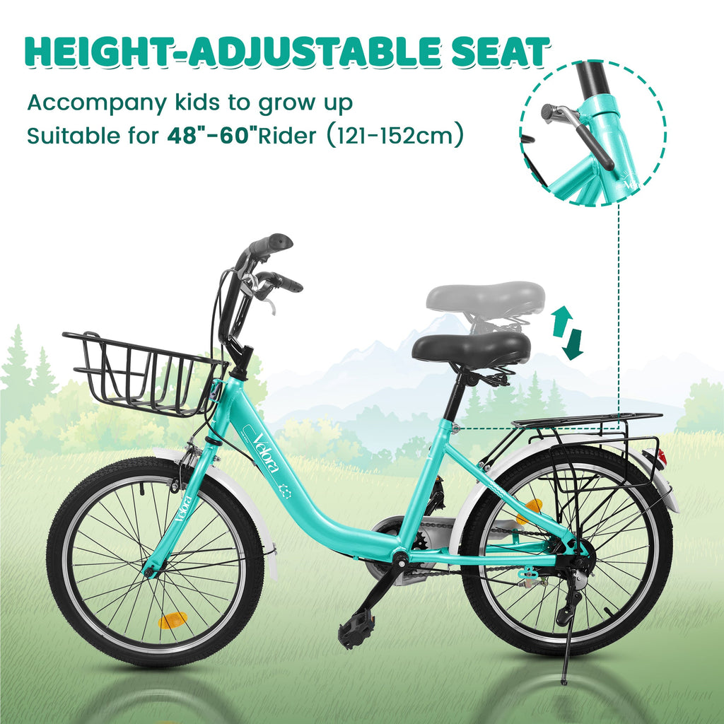 20” Kids Bike – CityCruze | Coaster Brake | Single Speed | Green