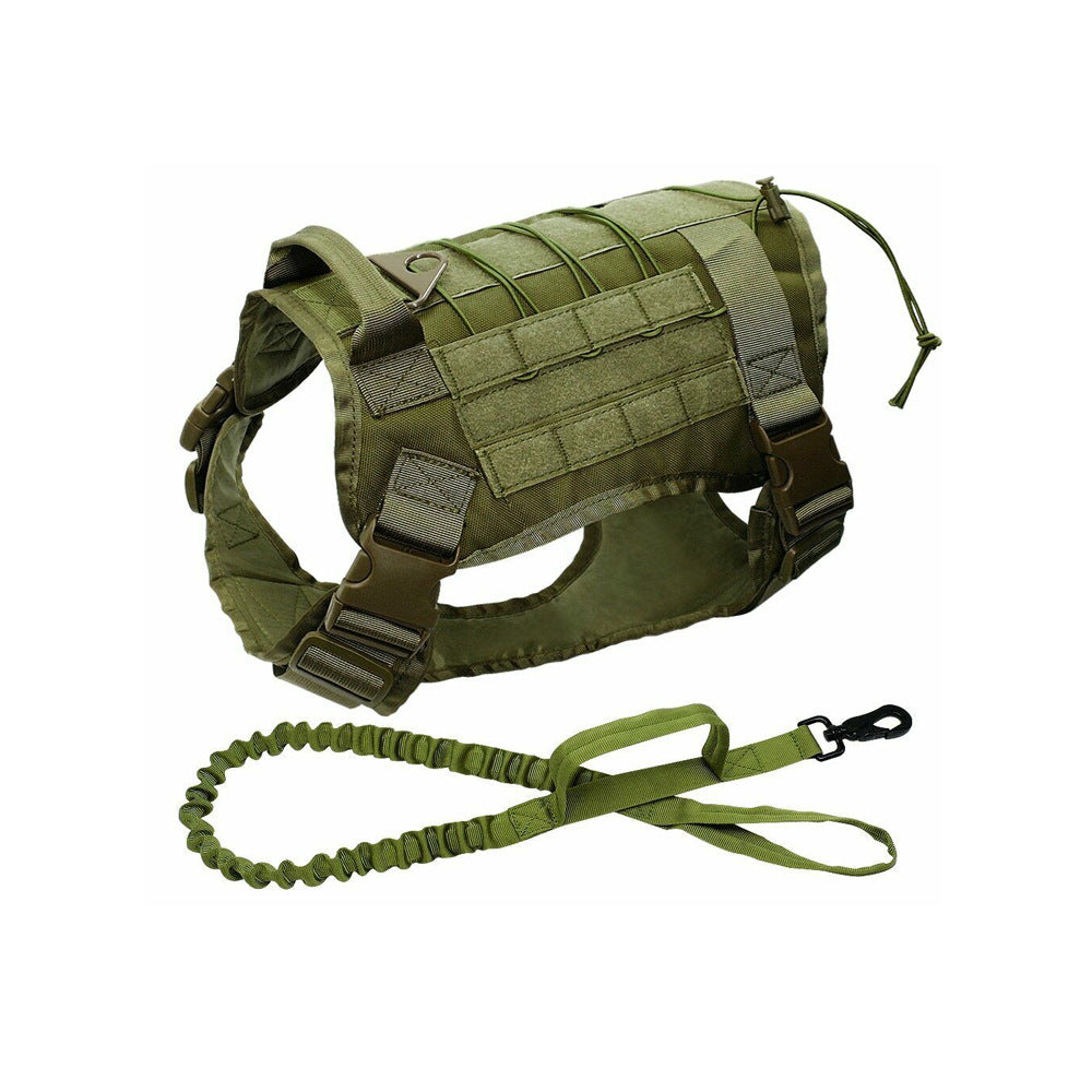 Tactical Dog Vest for Large Breeds - Adjustable and Durable Harness
