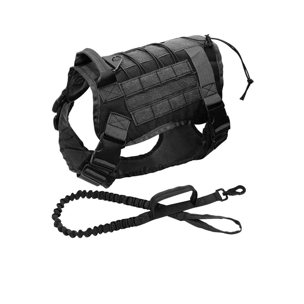 Tactical Dog Vest for Large Breeds - Adjustable and Durable Harness