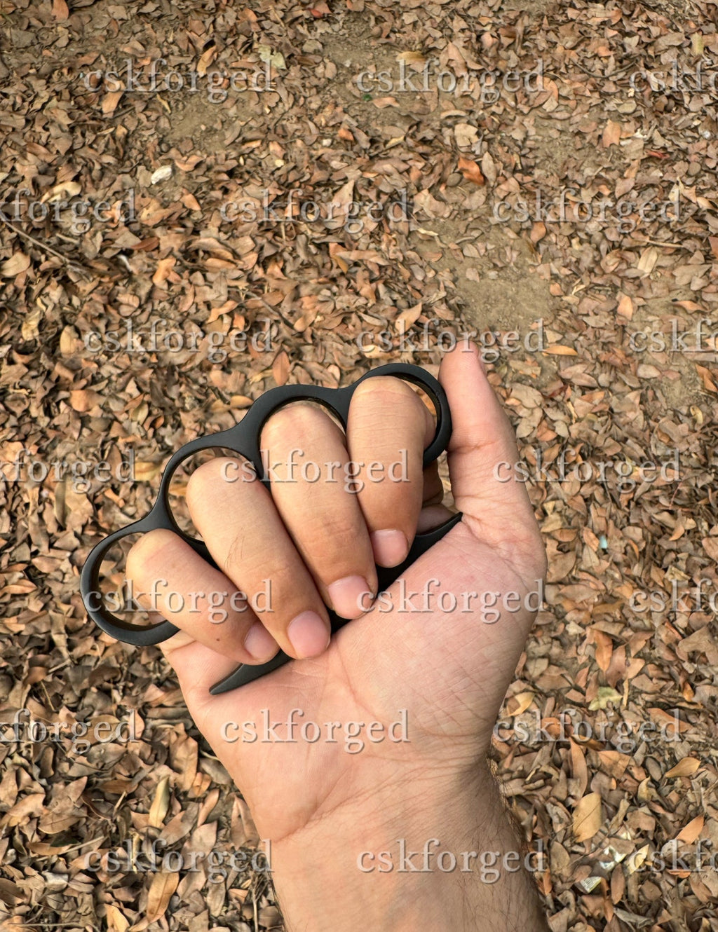 Hand Casted Black Coated Knuckle