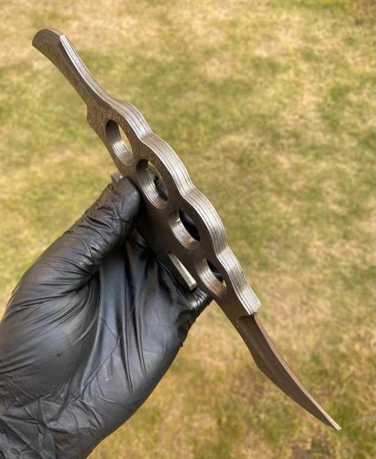 NEW HANDMADE DAMASCUS KNUCKLE
