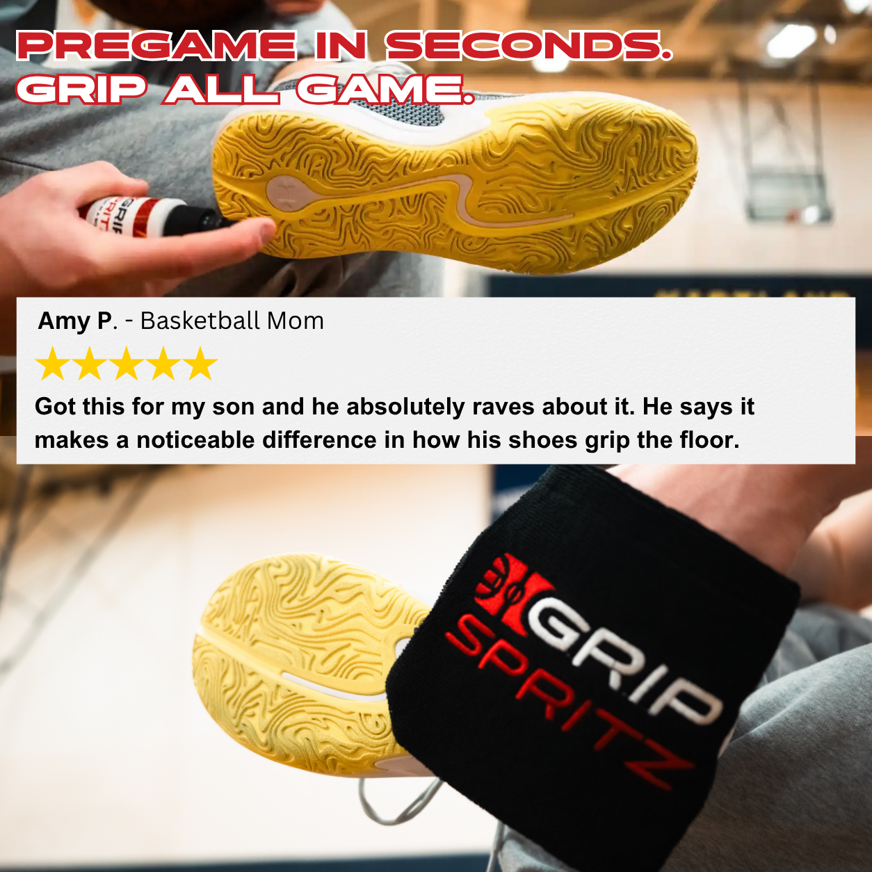 Grip Spritz Basketball Shoe Grip Spray