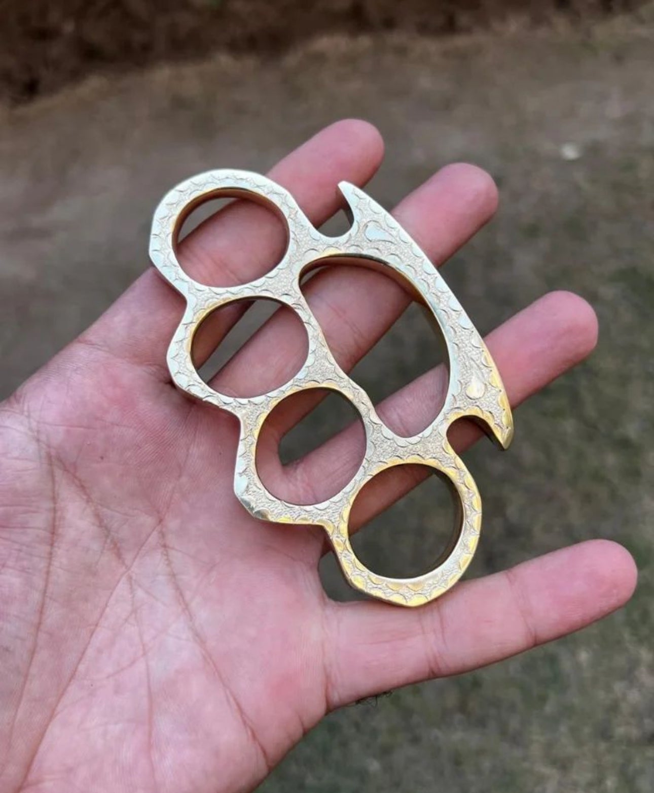 Hand Engraved Brass knuckle