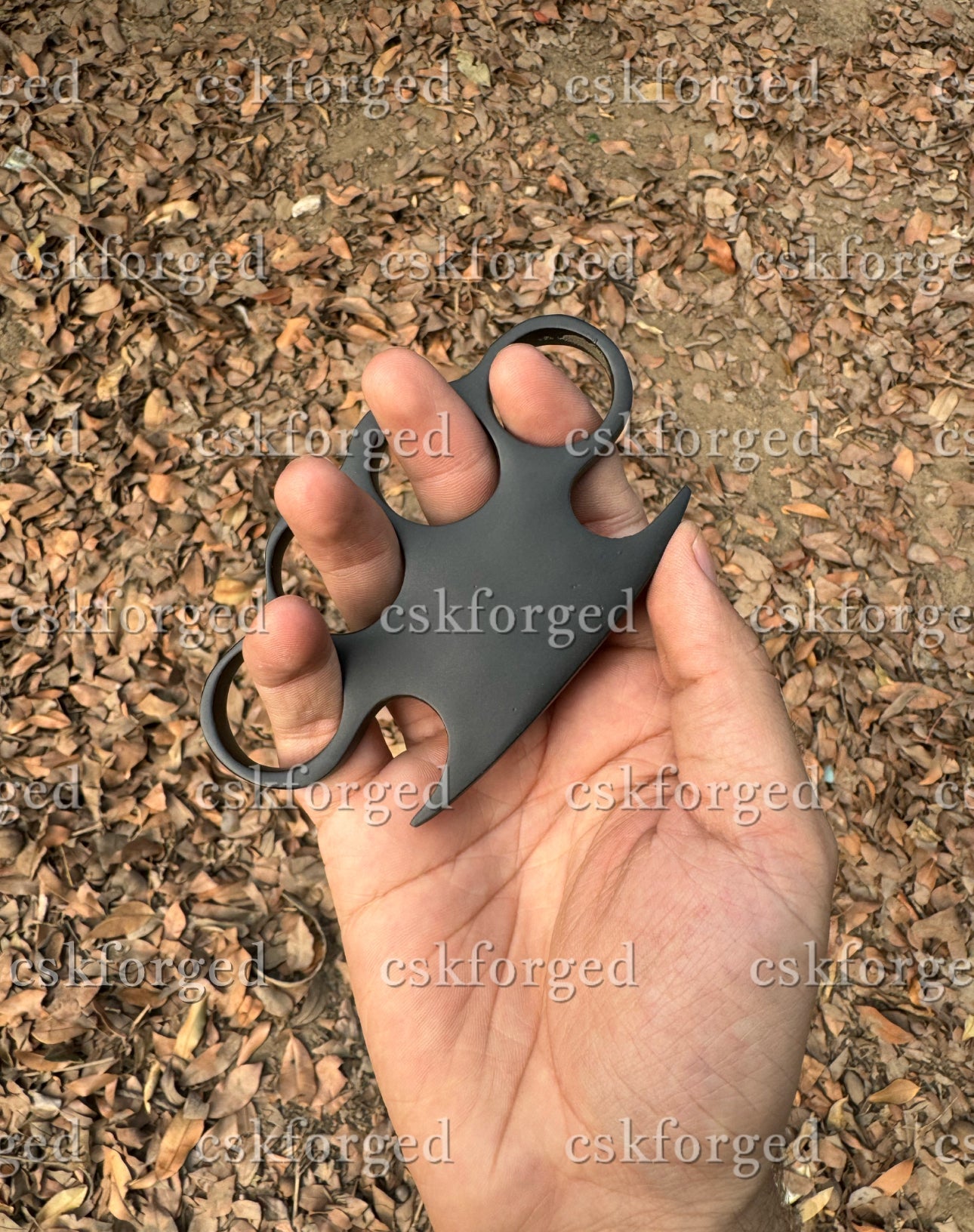 Hand Casted Black Coated Knuckle