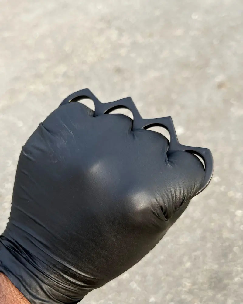New Hand Casted Black coated  knuckle