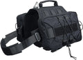 Dog Backpack Tactical Saddle Bag for Hiking & Camping