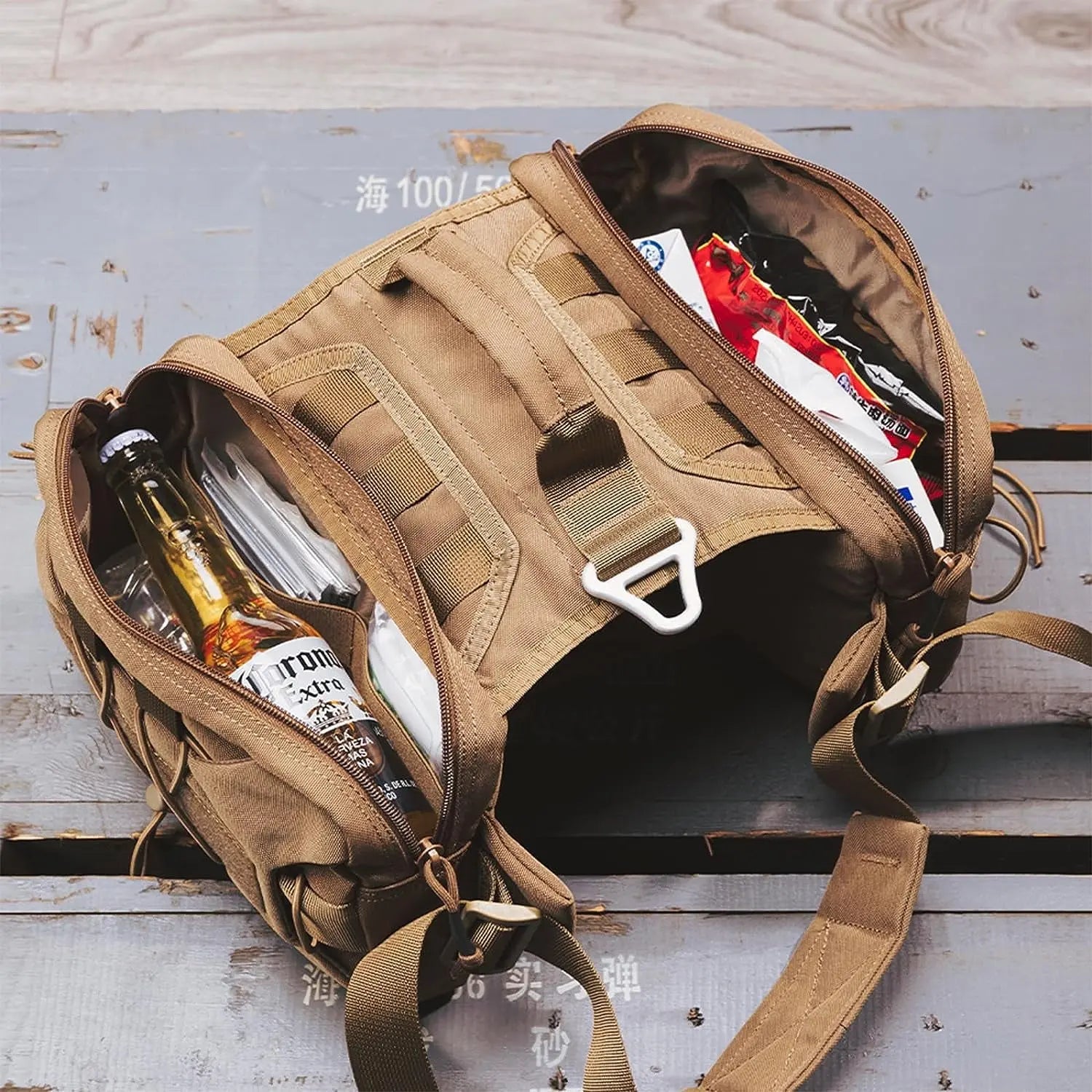 Dog Backpack Tactical Saddle Bag for Hiking & Camping