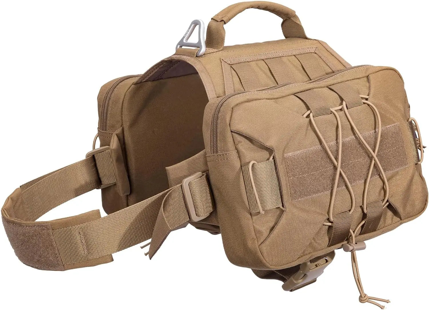Dog Backpack Tactical Saddle Bag for Hiking & Camping