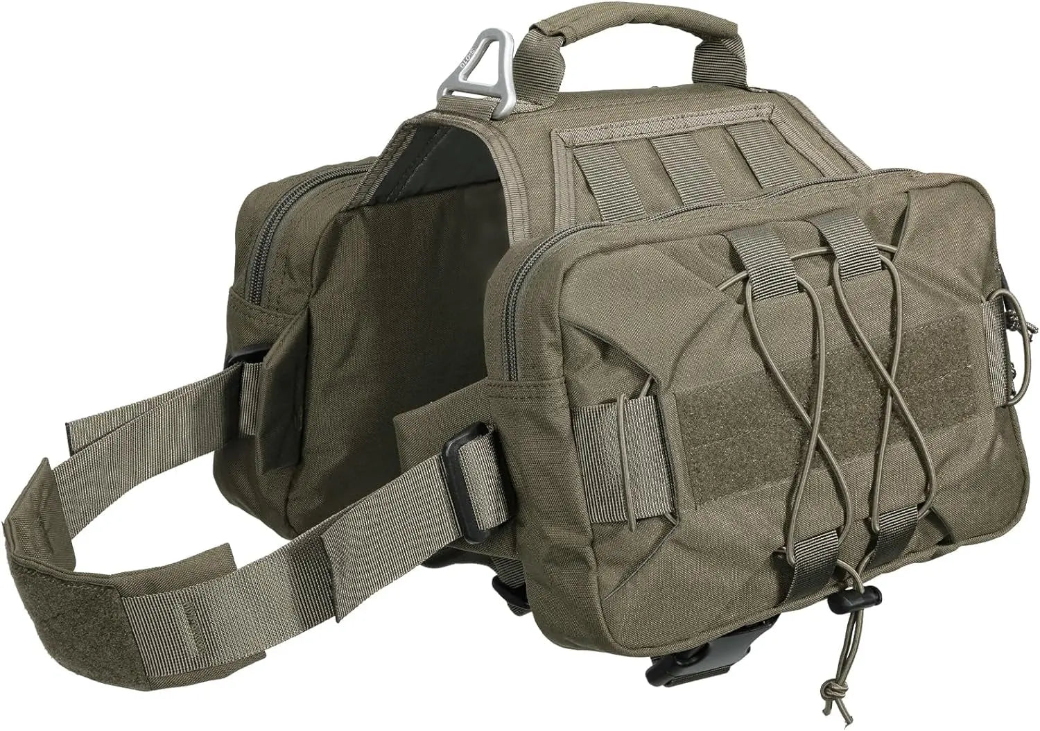 Dog Backpack Tactical Saddle Bag for Hiking & Camping