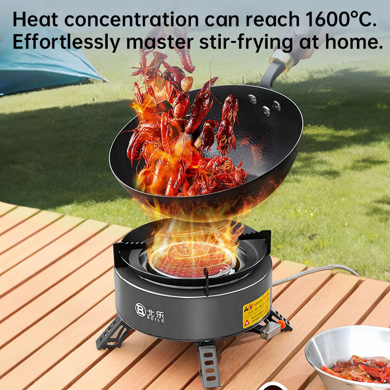 New Explorer 4000W infrared camping stove: portable, windproof, with electronic ignition