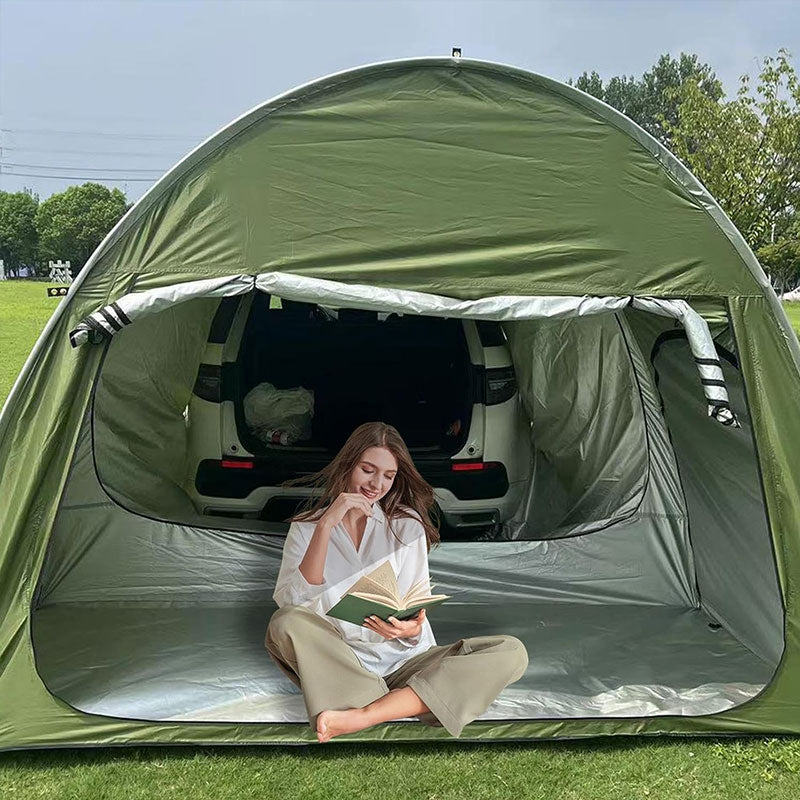 SUV & Truck rear tent with canopy, sun - resistant