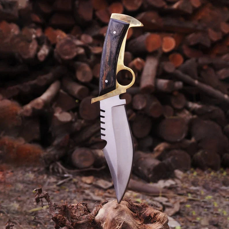 Walking Dead Knife Daryl Finger Guard Knife With Brass