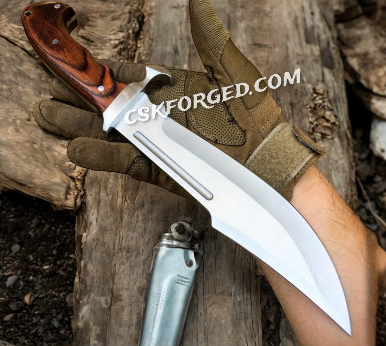 WOODLAND FIXED BLADE HUNTING KNIFE