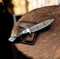 Handmade Damascus Sheep Hunting Knife